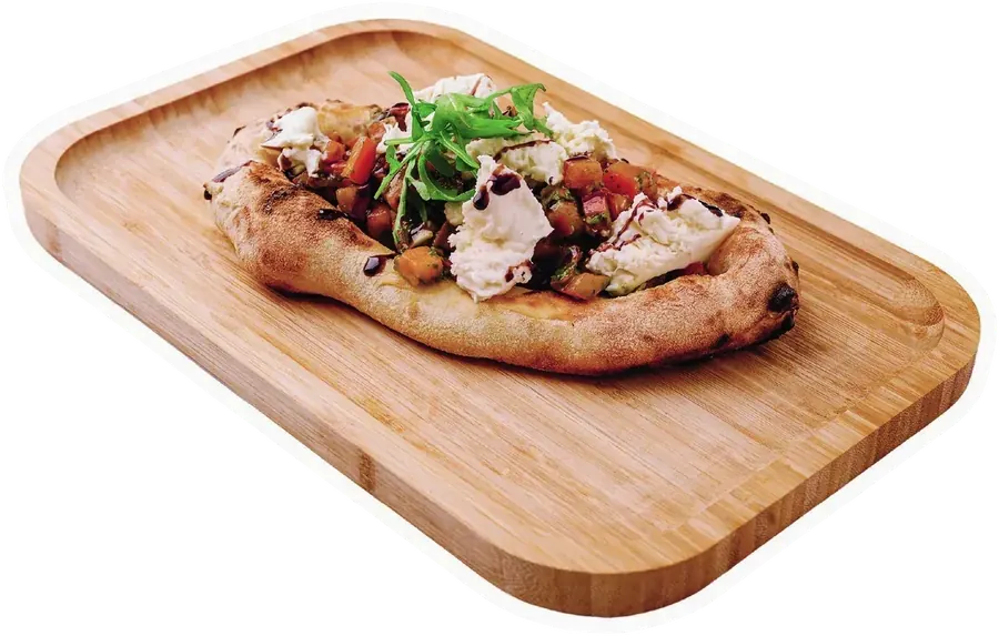 Bruschetta Pesto e Mozzarella