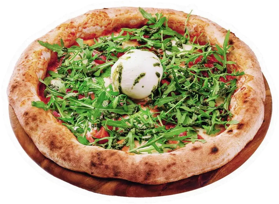 Pizza Burrata e Pesto