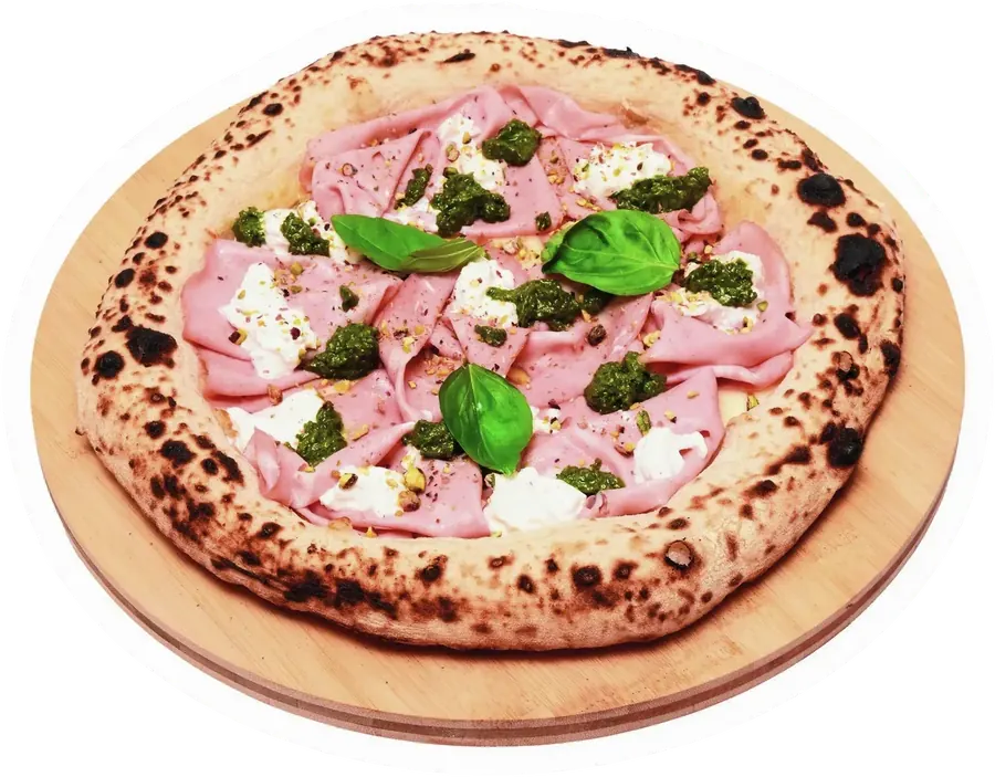 Pizza Mortadella e Burrata