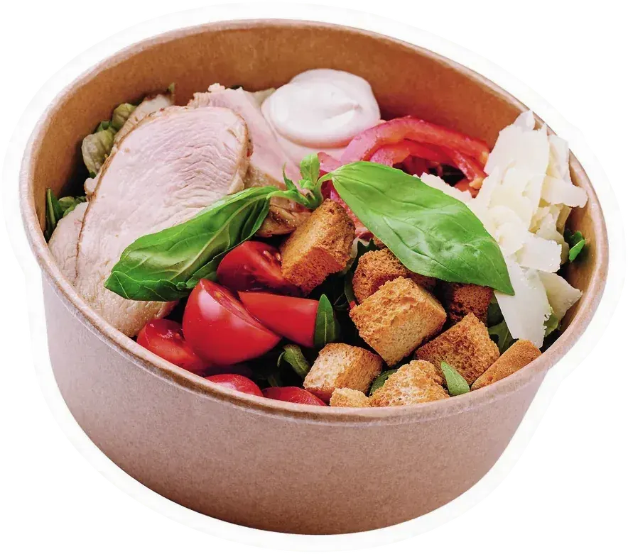 Salată verde cu pui